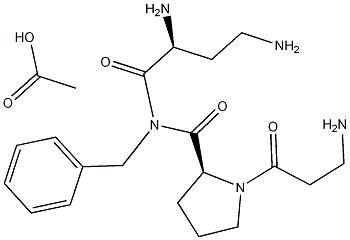 (2S)-beta-Alanyl-L-prolyl-2,4-diamino-N-(phenylmethyl)butanamide acetate CAS#: 823202-99-9
