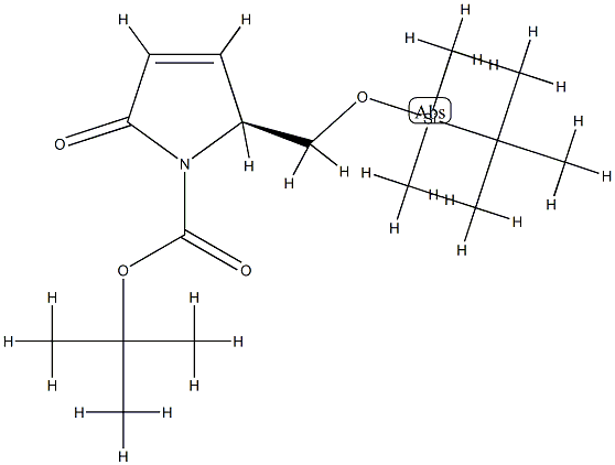 (2S,3R)-N-(tert-Butyloxycarbonyl)-O-(tert-butyl)diMethylsilyl-3,4-dehydro-pyroglutaMinol CAS#: 81658-27-7