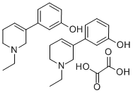 3-(1-Ethyl-1,2,5,6-tetrahydro-3-pyridinyl)phenol ethanedioate (2:1) (s alt) CAS#: 83010-53-1