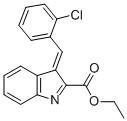 3-(2-CHLOROBENZYLIDENE)-3H-INDOLE-2-CARBOXYLIC ACID ETHYL ESTER CAS#: 85137-89-9