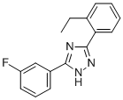 3-(2-Ethylphenyl)-5-(3-fluorophenyl)-1H-1,2,4-triazole CAS#: 85303-83-9