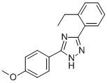 3-(2-Ethylphenyl)-5-(4-methoxyphenyl)-1H-1,2,4-triazole CAS#: 85303-99-7