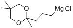 3-(2,5,5-TRIMETHYL-1,3-DIOXAN-2-YL)PROPYLMAGNESIUM CHLORIDE CAS#: 88128-60-3