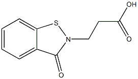 3-(3-Oxo-1,2-benzisothiazol-2(3H)-yl)propanoic acid CAS#: 89139-48-0
