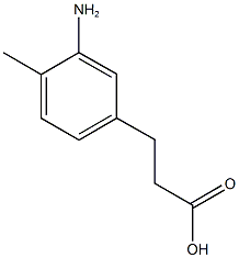 3-(3-amino-4-methylphenyl)propanoic acid CAS#: 827601-54-7