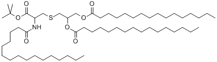 3-(3-tert-butoxy-3-oxo-2-palmitamidopropylthio)propane-1,2-diyl dipalmitate CAS#: 87363-03-9