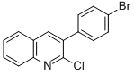 3-(4-BROMOPHENYL)-2-CHLOROQUINOLINE CAS#: 85274-82-4