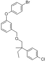 3-(4-Bromophenoxy)benzyl 2-(4-chlorophenyl)-2-ethylpropyl ether CAS#: 80843-98-7