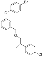 3-(4-Bromophenoxy)benzyl 2-(4-chlorophenyl)-2-methylpropyl ether CAS#: 80843-58-9
