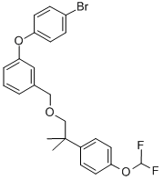 3-(4-Bromophenoxy)benzyl 2-(4-difluoromethoxyphenyl)-2-methylpropyl et her CAS#: 80843-82-9