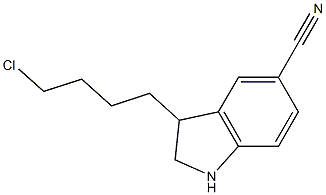3-(4-Chlorobutyl)indoline-5-carbonitrile CAS#: 816438-46-7