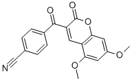 3-(4-Cyanobenzoyl)-5,7-dimethoxycoumarin CAS#: 83179-55-9