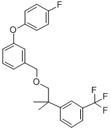 3-(4-Fluorophenoxy)benzyl 2-(3-trifluoromethylphenyl)-2-methylpropyl e ther CAS#: 80843-75-0