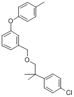 3-(4-Methylphenoxy)benzyl 2-(4-chlorophenyl)-2-methylpropyl ether CAS#: 80843-71-6