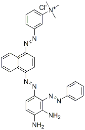 3-[[4-[[diamino(phenylazo)phenyl]azo]-1-naphthyl]azo]-N,N,N-trimethylanilinium chloride CAS#: 83803-98-9