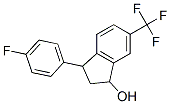 3-(4-fluorophenyl)-6-(trifluoromethyl)indan-1-ol CAS#: 85118-30-5