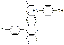 3-(4-hydroxyanilino)-10-(4-chlorophenyl)-2,10-dihydro-2-isopropyliminophenazine CAS#: 80832-46-8