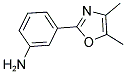 3-(4,5-DIMETHYL-OXAZOL-2-YL)-PHENYLAMINE CAS#: 827582-20-7