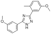 3-(5-Methoxy-o-tolyl)-5-(3-methoxyphenyl)-1H-1,2,4-triazole CAS#: 85681-48-7