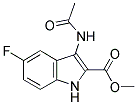 3-ACETYLAMINO-5-FLUORO-1H-INDOLE-2-CARBOXYLIC ACID METHYL ESTER CAS#: 840456-13-5