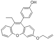 3-(Allyloxy)-10-ethyl-11-(4-hydroxyphenyl)dibenzo(b,f)oxepin CAS#: 85850-85-7