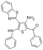 (3-Amino-4-benzothiazol-2-yl-5-phenylamino-thiophen-2-yl)-phenyl-methanone CAS#: 82685-36-7