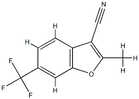 3-Benzofurancarbonitrile,2-methyl-6-(trifluoromethyl)-(9CI) CAS#: 826990-62-9