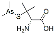 3-((Dimethylarsino-76As)thio)-D-valine CAS#: 85653-38-9