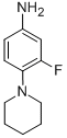 3-FLUORO-4-PIPERIDIN-1-YL-PHENYLAMINE CAS#: 85983-56-8