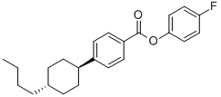 3-Fluorophenyl 4'-trans-butylcyclohexylbenzoate CAS#: 87592-62-9