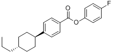 3-Fluorophenyl 4'-trans-propylcyclohexylbenzoate CAS#: 87592-61-8