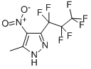 3-HEPTAFLUOROPROPYL-5-METHYL-4-NITROPYRAZOLE CAS#: 82633-69-0