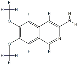 3-Isoquinolinamine,6,7-dimethoxy-(9CI) CAS#: 82117-33-7