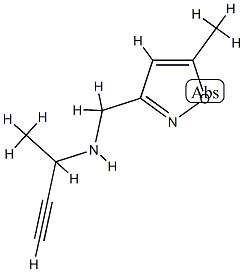 3-Isoxazolemethanamine,5-methyl-N-(1-methyl-2-propynyl)-(9CI) CAS#: 804429-18-3