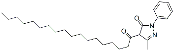 3-Methyl-1-phenyl-4-stearoyl-5(4H)-pyrazolone CAS#: 84356-27-4