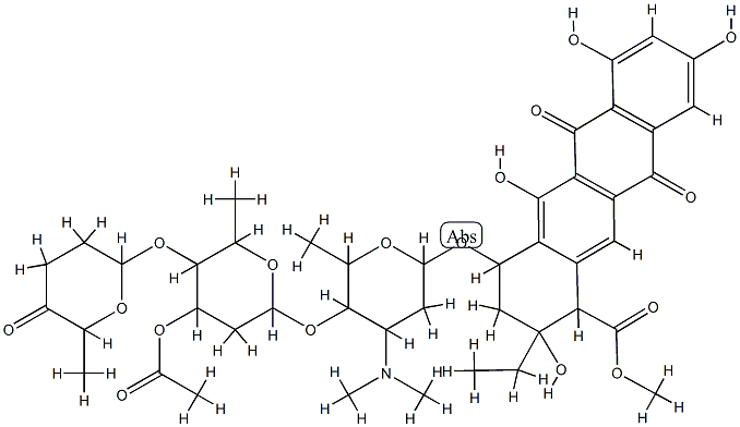 3'-O-Acetyl-2-hydroxyaclacinomycin CAS#: 86670-20-4