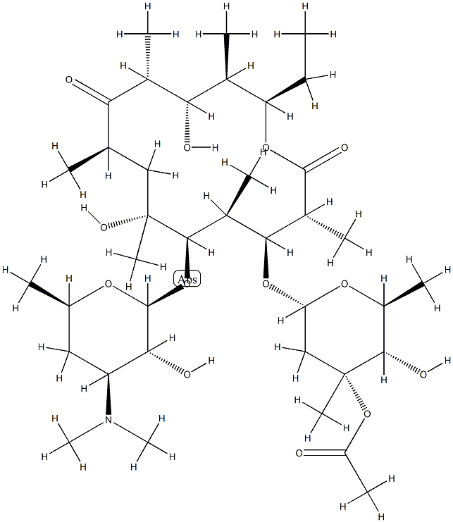 3'-O-Demethyl-3'-O-acetyl-12-deoxyerythromycin CAS#: 88505-41-3