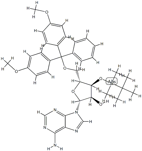 3'-O-tert-Butyldimethylsilyl-5'-O-DMT-adenosine CAS#: 81794-12-9