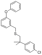 3-Phenoxybenzyl 2-(4-chlorophenyl)-2-methylpropyl thioether CAS#: 80843-72-7