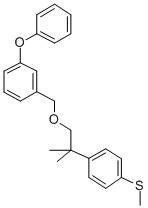3-Phenoxybenzyl 2-(4-methylthiophenyl)-2-methylpropyl ether CAS#: 80843-76-1