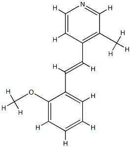 3-Picoline,4-(o-methoxystyryl)-(8CI) CAS#: 802619-64-3