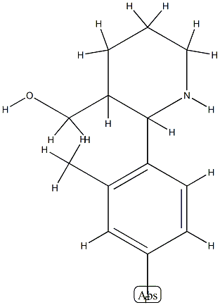 3-Piperidinemethanol,2-(4-fluoro-2-methylphenyl)-(9CI) CAS#: 815631-78-8