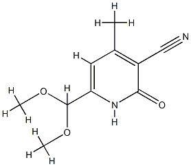 3-Pyridinecarbonitrile,6-(dimethoxymethyl)-1,2-dihydro-4-methyl-2-oxo-(9CI) CAS#: 823235-05-8