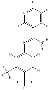 3-Pyridinecarboximidamide,N-(3,4-dimethylphenyl)-(9CI) CAS#: 812692-68-5