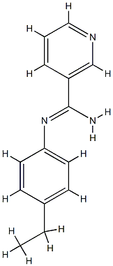 3-Pyridinecarboximidamide,N-(4-ethylphenyl)-(9CI) CAS#: 812692-67-4
