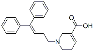 3-Pyridinecarboxylic acid, 1-(4,4-diphenyl-3-butenyl)-1,2,5,6-tetrahyd ro- CAS#: 85375-88-8