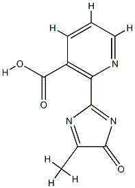 3-Pyridinecarboxylicacid,2-(5-methyl-4-oxo-4H-imidazol-2-yl)-(9CI) CAS#: 813430-36-3