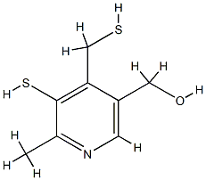 3-Pyridinemethanol,5-mercapto-4-(mercaptomethyl)-6-methyl-(8CI) CAS#: 801201-91-2