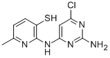 3-Pyridinethiol, 2-((2-amino-4-chloro-6-pyrimidinyl)amino)-6-methyl- CAS#: 81587-40-8