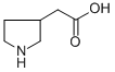 3-Pyrrolidineacetic acid CAS#: 89203-64-5